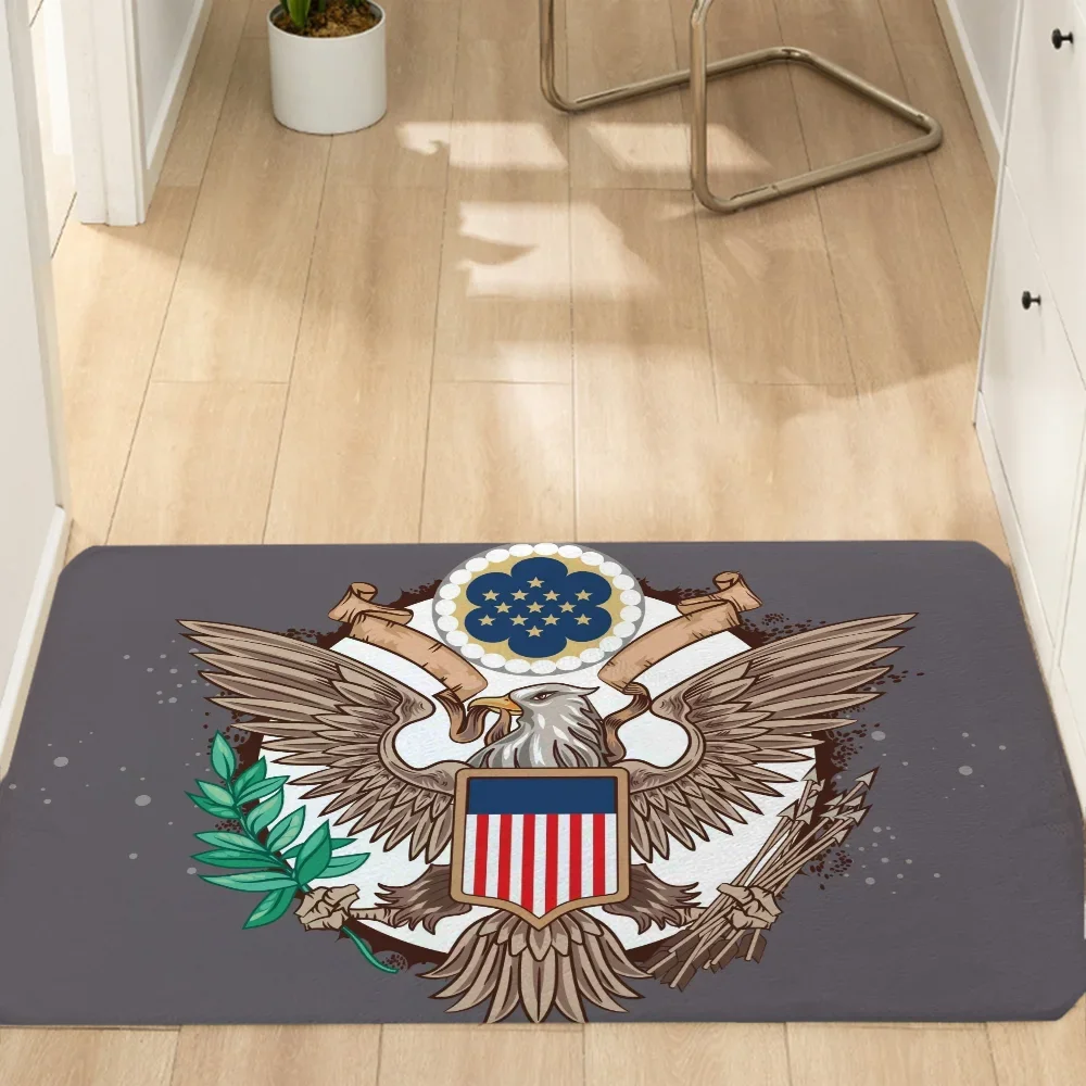 Seal of The President of The United States Polyester Cute Room Decor Outdoor Doormat Exterior Entrance Door Mat Entrance Out