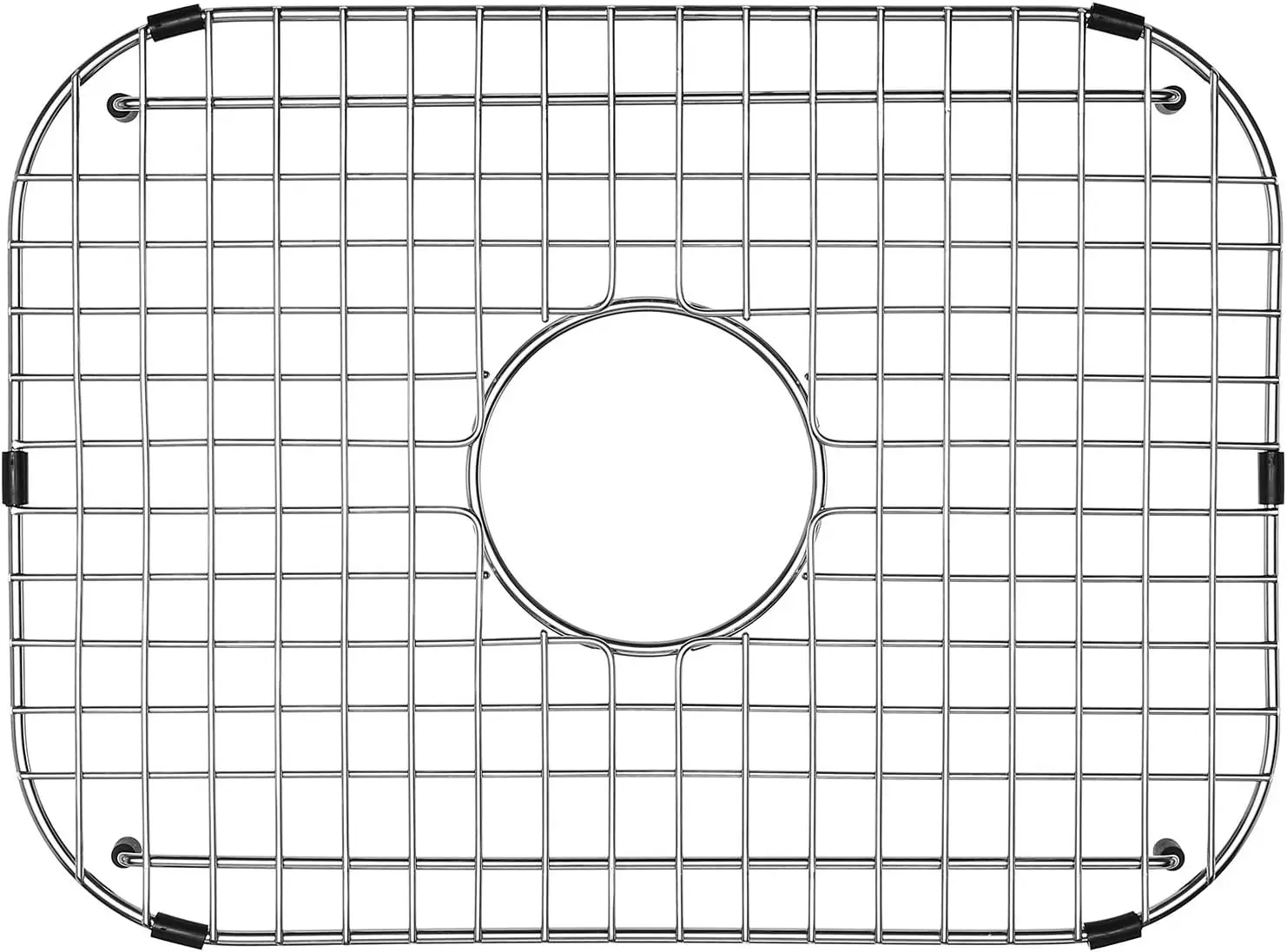 

Sink Grid 18-1/8" L x 13-3/8" W, Centered Drain with Corner Radius 3-1/2", NDG1813C