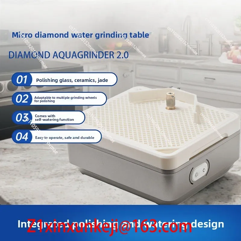 Single Layer Micro Diamond Water Grinding Table, Glass Ceramic Jade Electric Grinding Machine, Polishing Machine