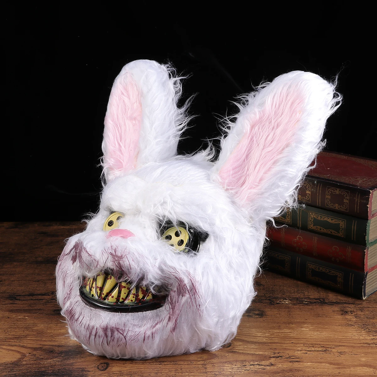 

Bloody Rabbit Scary Costume Party For Halloween Masquerade Cosplay Performance Durable Comfortable Fit Most Face Sizes Create