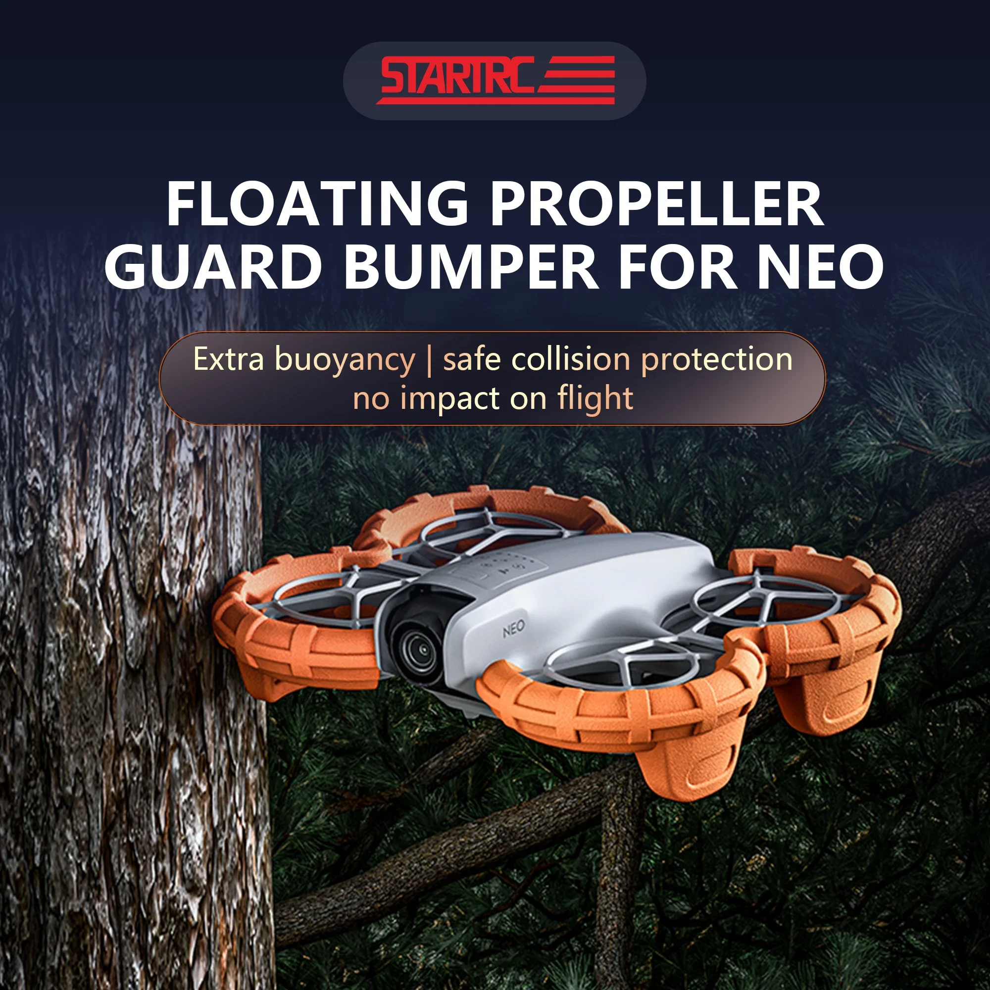 

For DJI NEO Floating Propeller Guard Bumper Props Protector Buoyancy Anti-collision Ring Landing On Warter For DJI Accessories