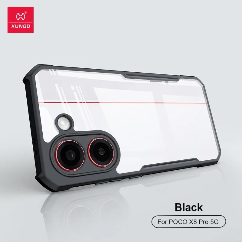 For Xiaomi POCO X8 Pro Case XUNDD Airbags Shockproof Transpa