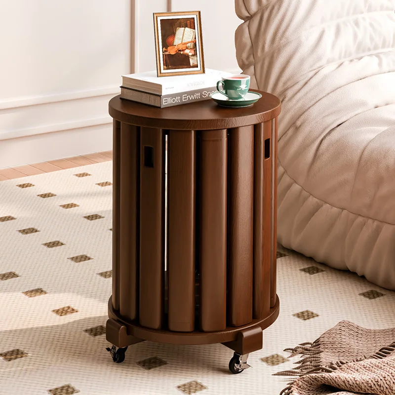 

Обеденный стол, табурет, новый круглый табурет из цельного дерева в китайском стиле, журнальный столик, бытовой орех