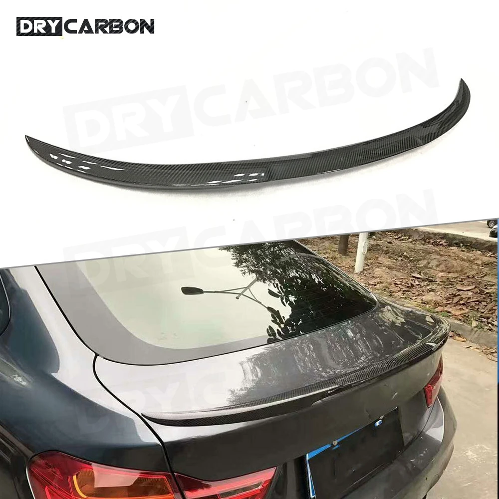 

For 4 Series Carbon Fiber Rear Spoiler Trunk Wings for BMW 420i 420d 428i 435i F36 Sedan 2014 - 2019 M Style FRP Boot Spoiler