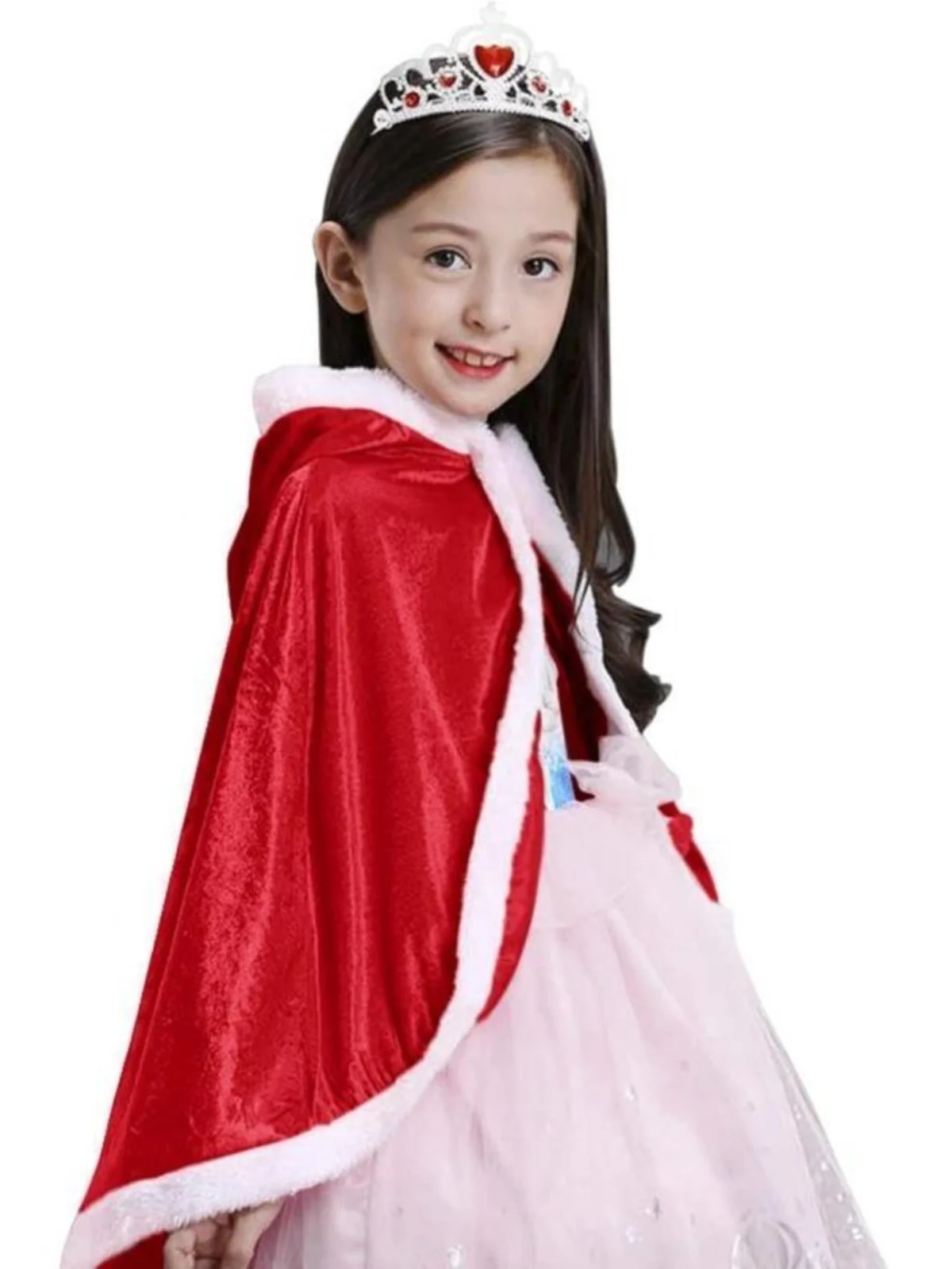 

Red Hooded Princess Cloak Christmas Costume Stage Performance Outerwear New Arrival 2024 Autumn Fashion Ladies' Ethnic Wear