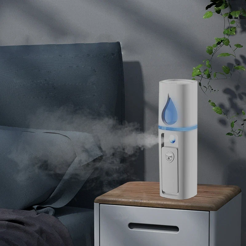 Mini Nano Mist Sprayer Cooler Steamer Humidifier USB ชาร์จ Face Moisturizing Nebulizer Beauty Skin Care เครื่องมือ