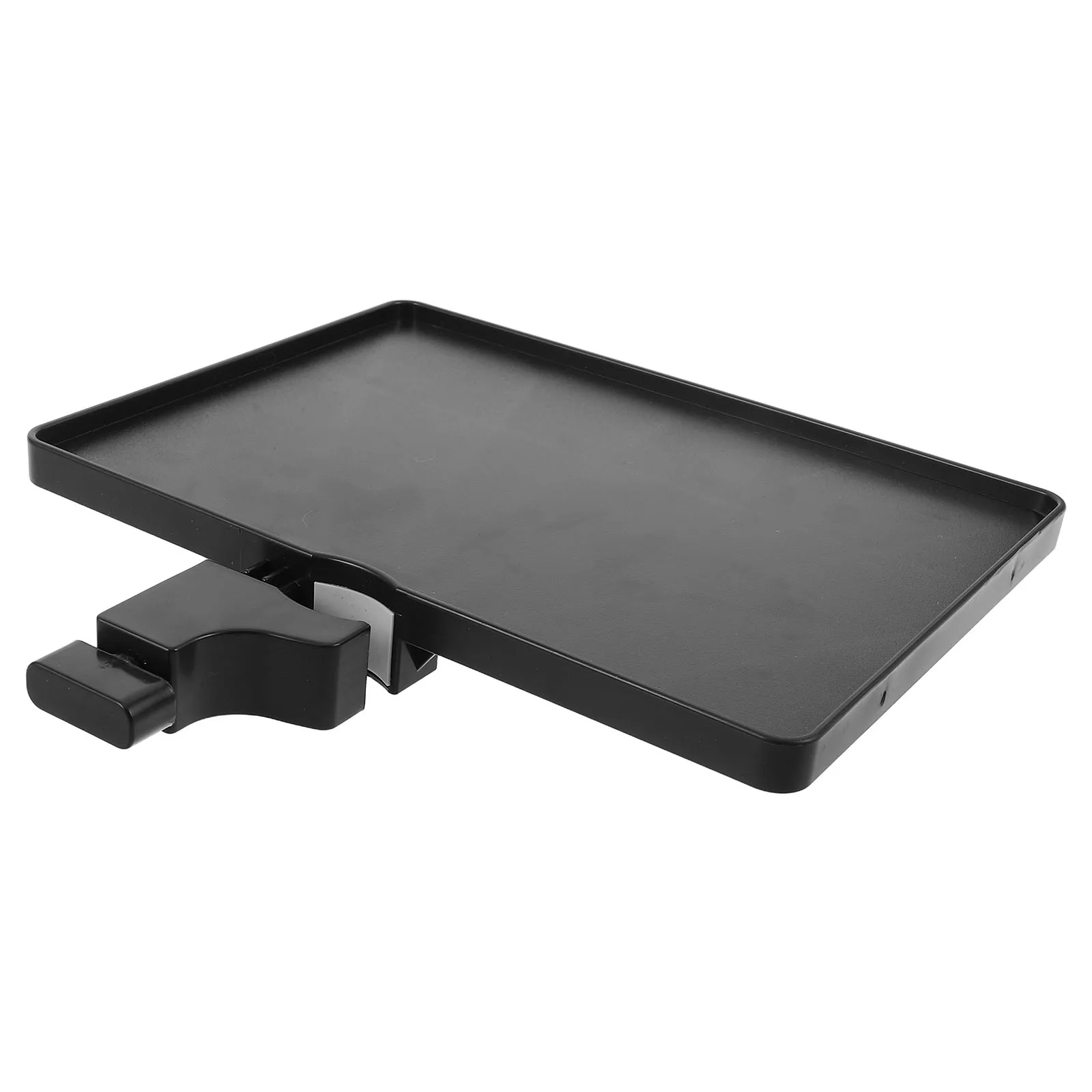 

Black Microphone Stand Tray 22x16cm Clamp- Sheet Phone Holder Portable Phone Stand Plastic Tray