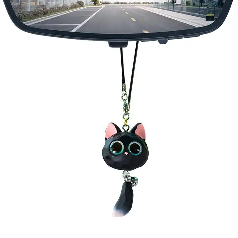 Car Swinging Ornament Car Decorative Pendant Car Accessories Resin Car Interior Decoration Figurine Pendant For Women Girls