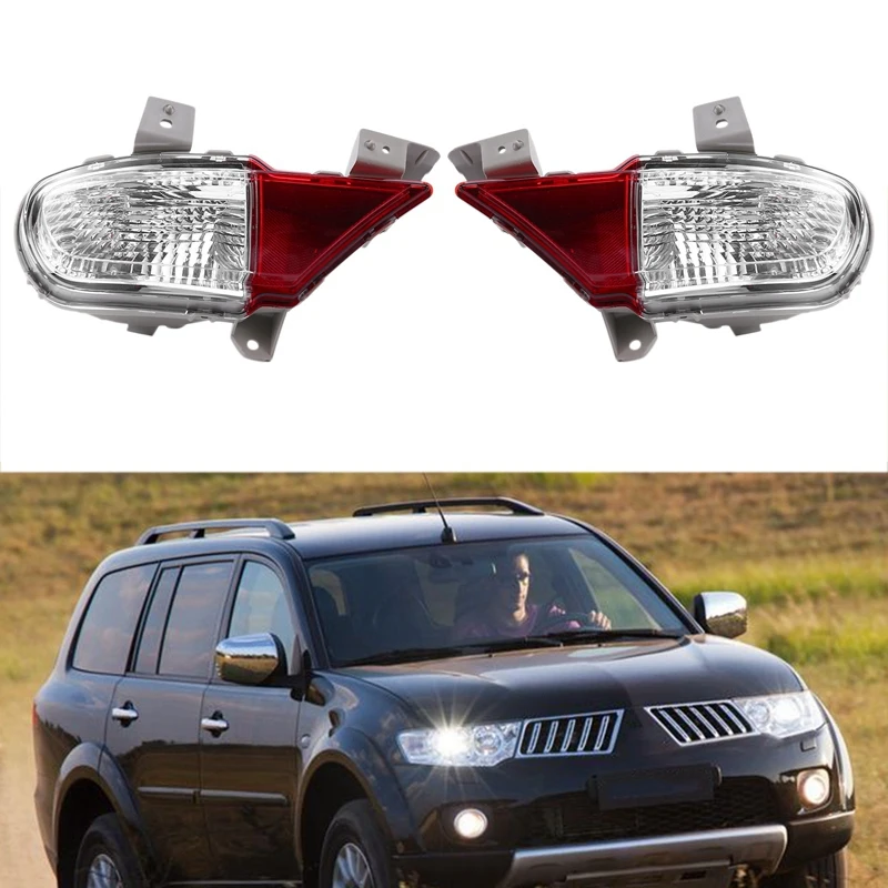 1Pair Brake Tail Light Rear Fog Lamp Parking Lamp Warning Lights For Mitsubishi PAJERO Montero Sport 2008