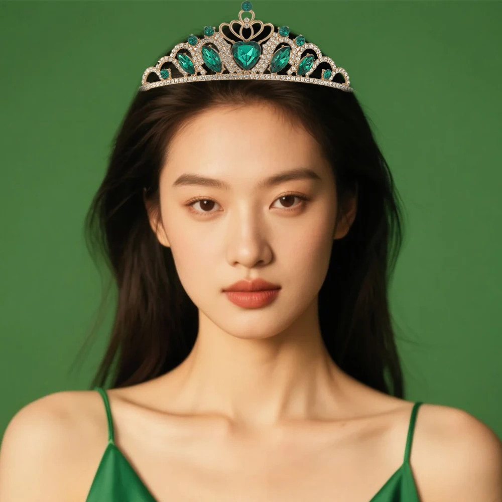 

Beautiful Cute Kid Princess Tiaras and Crowns Crystal Headband Bridal Crown Wedding Party Hair Accessories Girls Fashion Jewelry