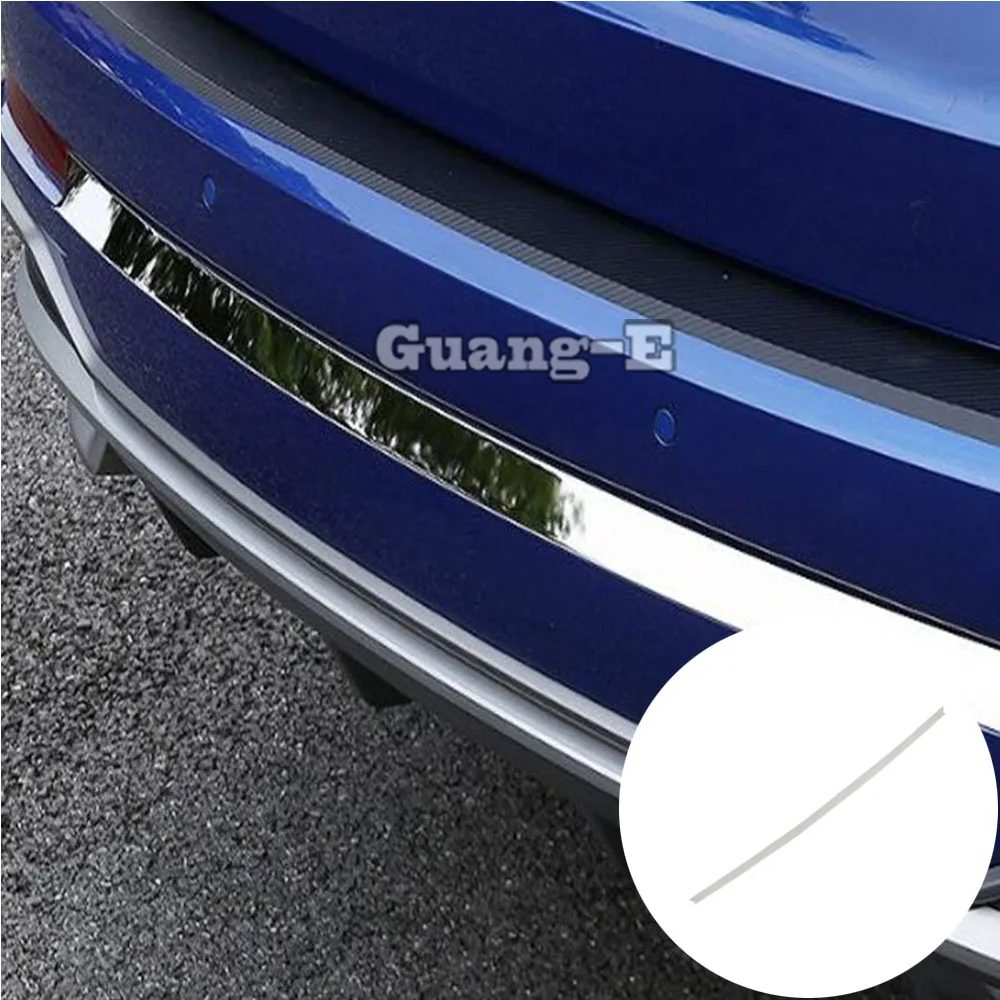 

Car Trunk Cover Protection Bumper Trim Rear Hood Back Tail Bottom Pedal Frame Sticker For Audi Q3 F3 2018 2019 2020 2021 2022