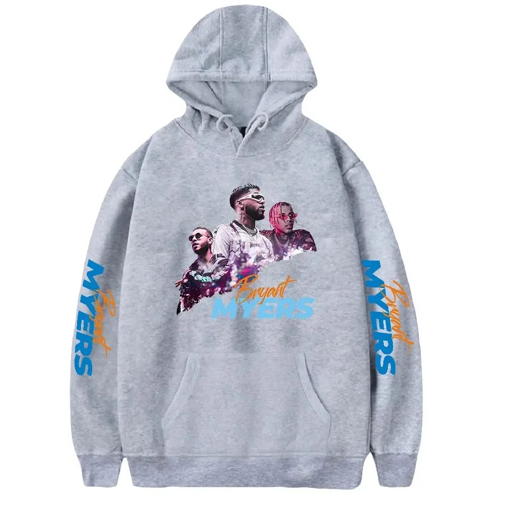 Bryant myers hoodie das mulheres dos homens de manga comprida pulôver com capuz cami solas unisex lässig streetwear roupas 2024