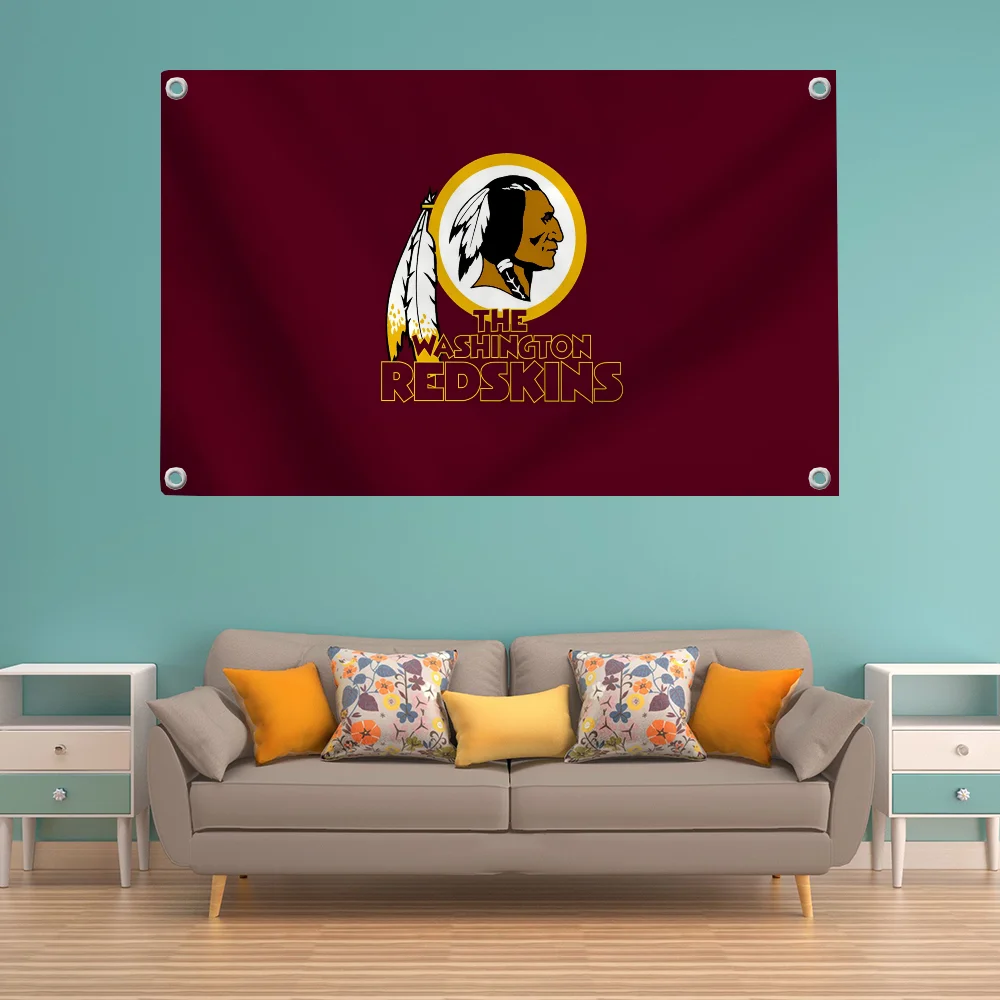 Funny Flag Pride Flag Flag to Hang Flags for Rooms Banner Washington R-redskins Decorative Flags and Banners Wall Decoration