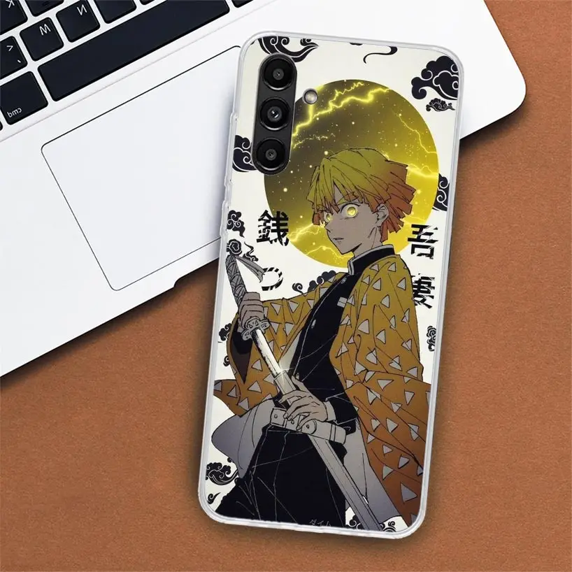 Demon Slayer Agatsuma Zenitsu Phone Case For Samsung Galaxy A51 A71 A50 A70 A40 A30 A20E A10 A41 A31 A21S A11 A01 A6 A8 + A7 A9