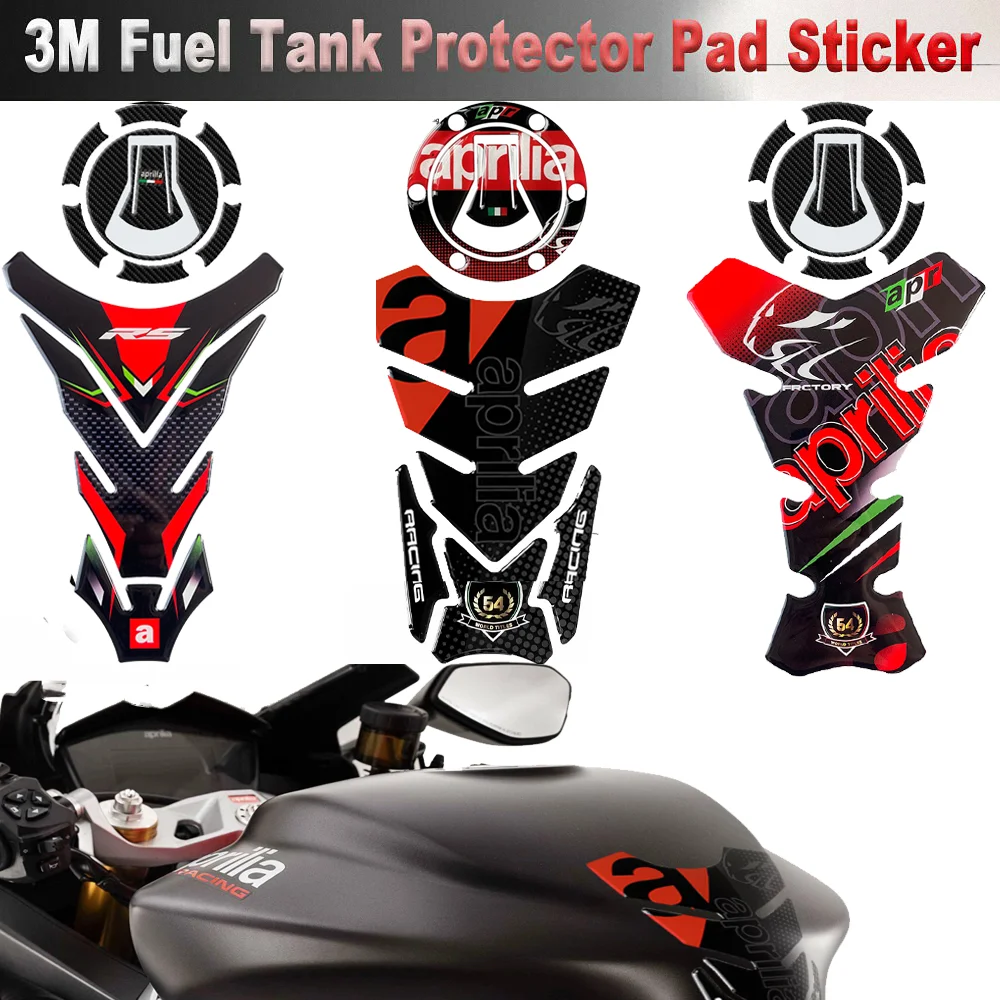 

For Aprilia Tank Pad Stickers Motorcycle Accessories Protector Covers Decals RS660 RS125 RS4 RS457 Tuono660 Tuono RS 660 457 125