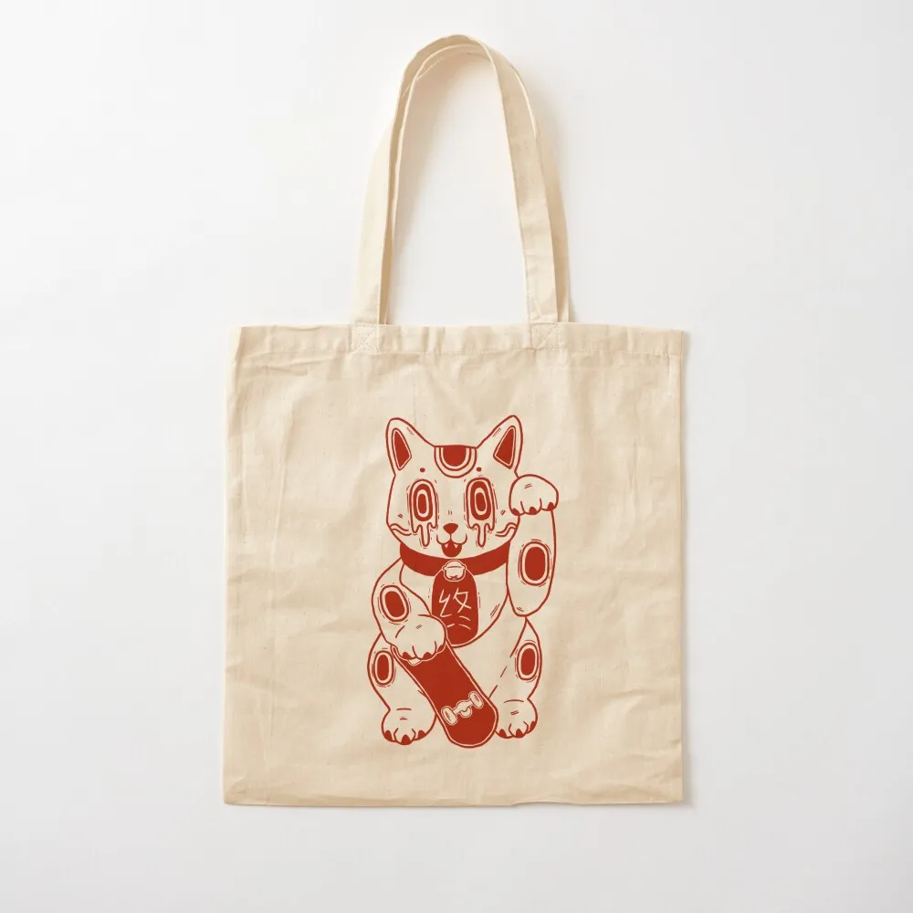 

lucky cat Tote Bag Cloth bag Canvas shoulder bag Canvas Tote