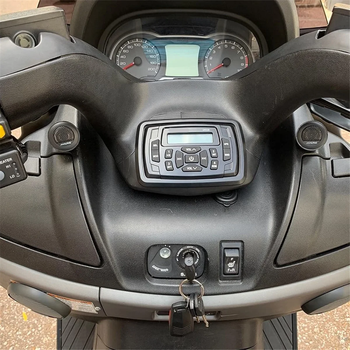 POP-lMarine стерео лодка радио водонепроницаемый Bluetooth FM AM цифровой медиа аудиоплеер для датчика яхты ATV UTV тележка