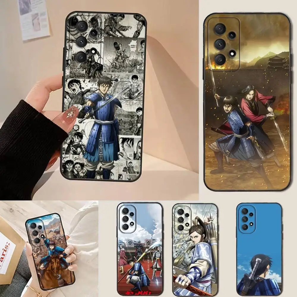 

K-Kingdom 6th Season-E Phone Case For Samsung Galaxy A73,31,32,72,22,53,52,71,41,5G,Note,J7,8,9 Soft Black Cover