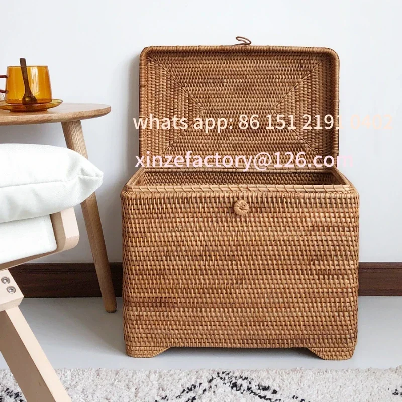 

Customizable Dirty Laundry Storage Baskets, Hand-Woven, Delicate and Durable, Household,Large Capacity