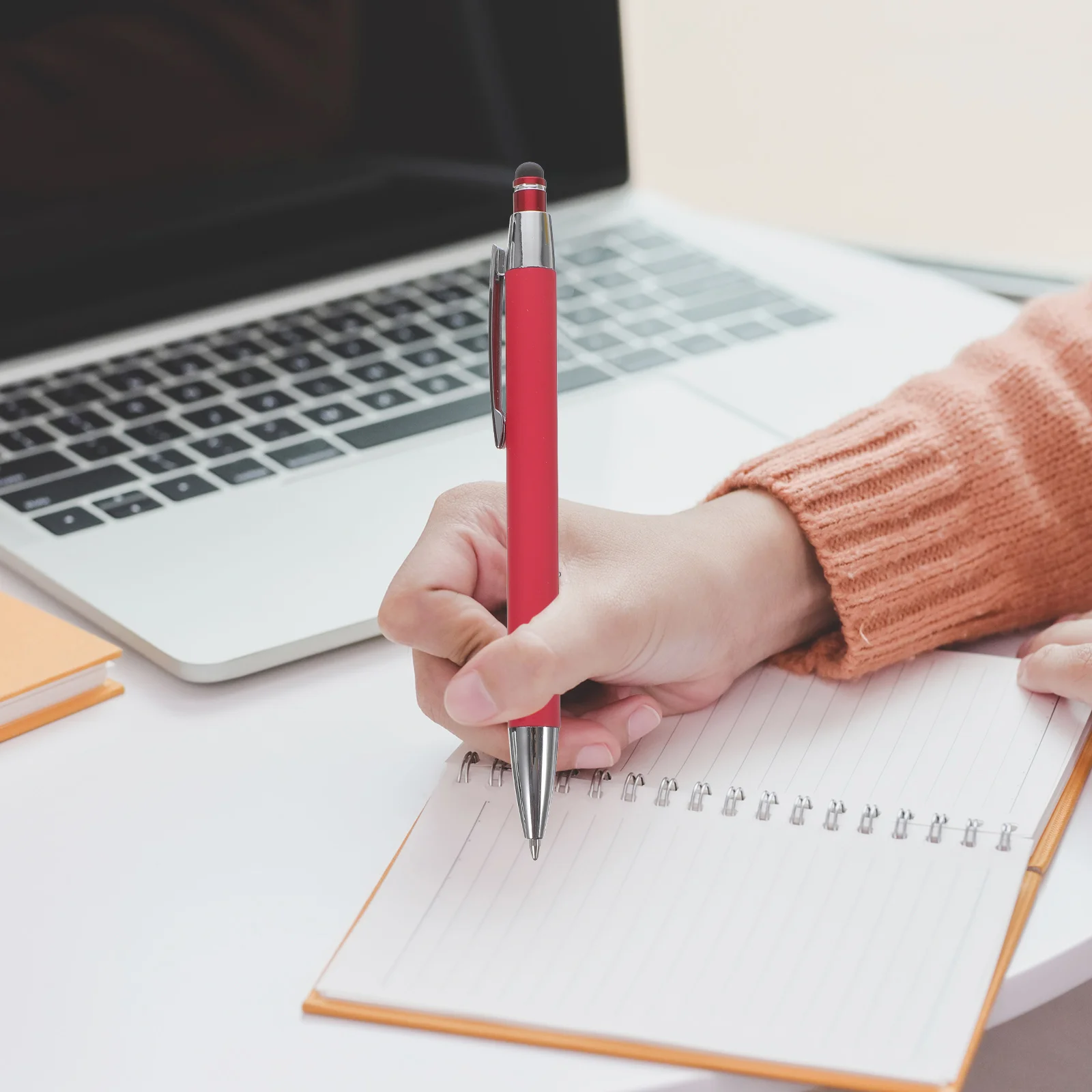 

4 Pcs Ballpoint Pen Bulk Pens for Coworkers Smooth Writing Retractable Trendy Fine