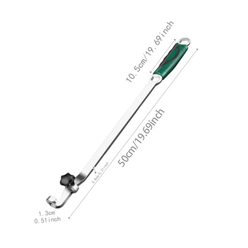 

Extra Leverage Wrench Extender Tool Carbon Steel Comfortable Soft Grip Handle Spanner Extension Tool Efficient Maximum Leverage