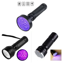 ZK30 UV 손전등, 100LED, 395nm, UV 손전등, 자외선 토치, 검은색 빛 감지기, 고양이, 개, 애완 동물용, 소변 얼룩 건조