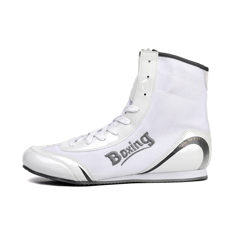 Wear-resistant non-slip gym boxing training boots professional new breathable men's and women's wrestling shoes