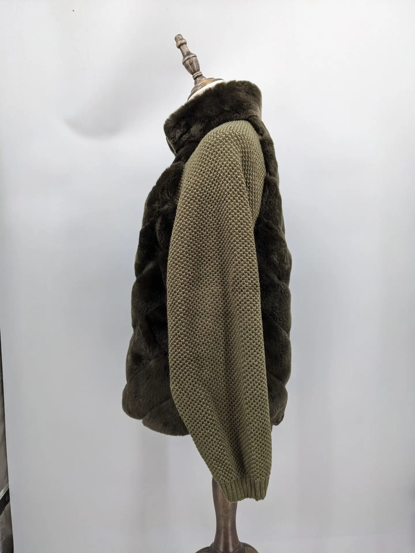 Black Friday Bestseller | Winter Rex Rabbit Fur Sweater Jacket | LAST STOCK • Lock Price | In Stock Select Sizes Only 250811