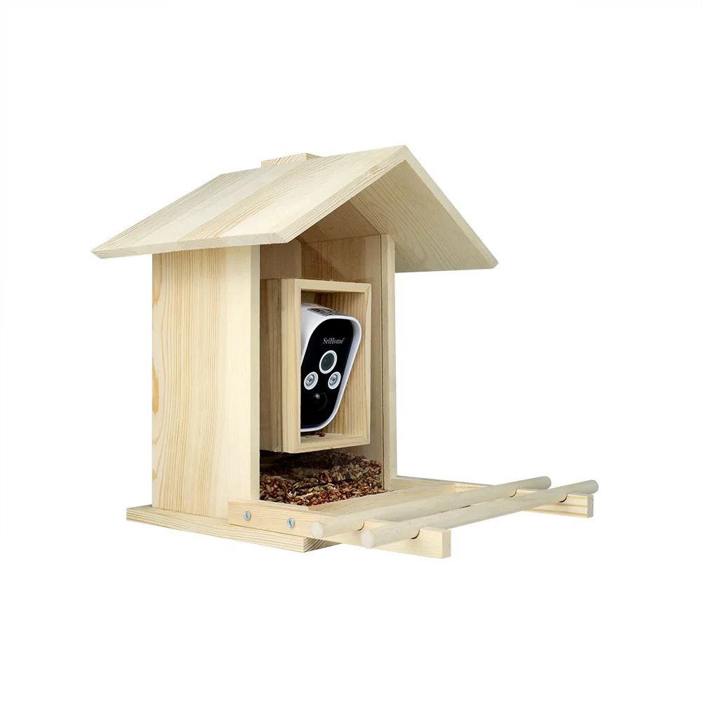 4 Million HD Camera Multifunctional Low-power Waterproof Bird Feeder with Camera