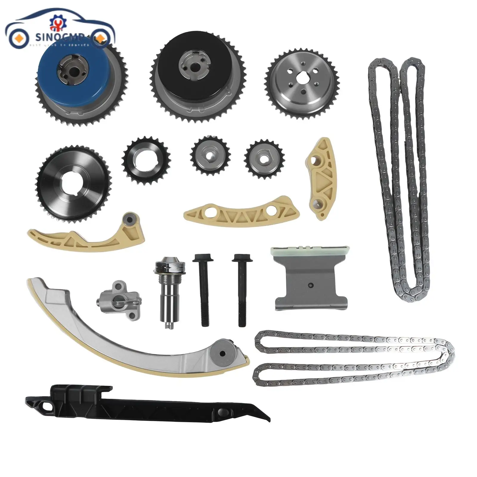 

Комплект цепи ГРМ VCT Selenoid Приводная шестерня для GM Ecotec 2.2L 2.4L Buick Chevy Компоненты двигателя Компоненты ГРМ Часть двигателя