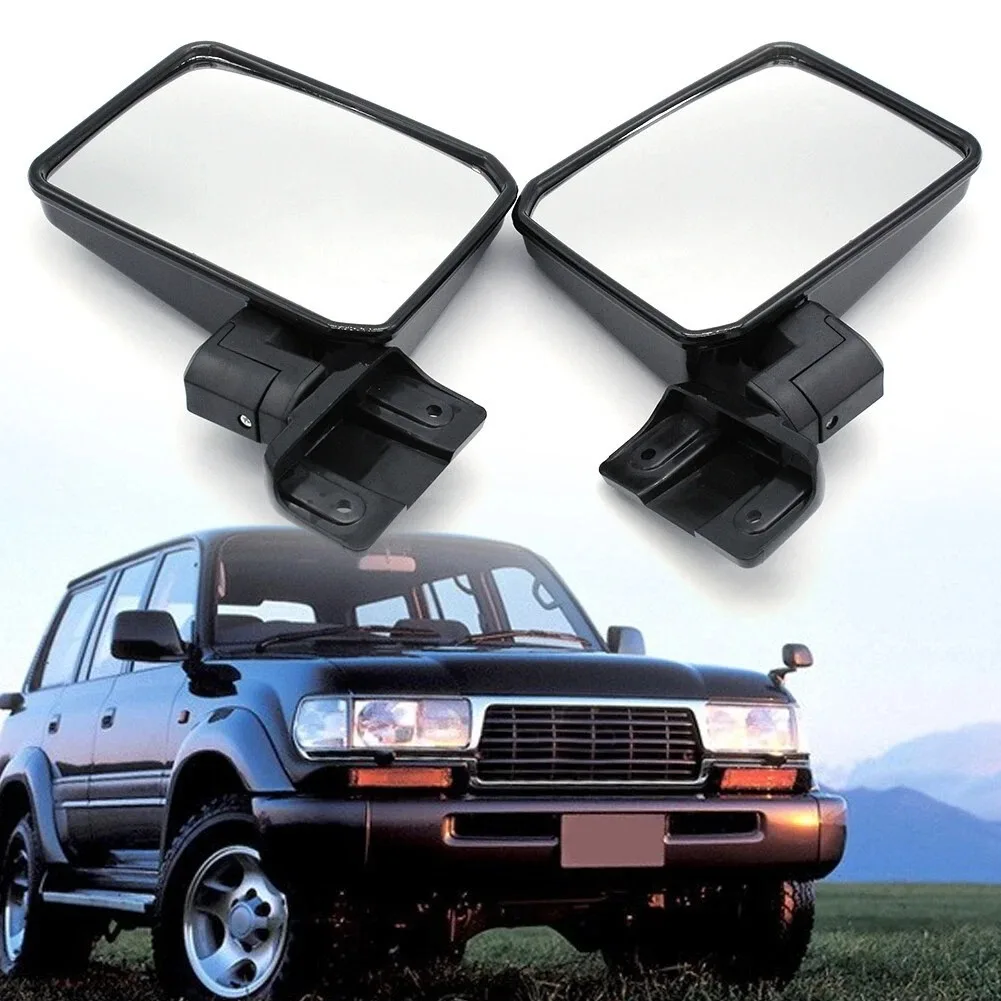 

Пара головок дверных зеркал заднего вида, боковая подходит для Toyota Landcruiser 60, 70, 75, 78 серии, левый + правый, новый