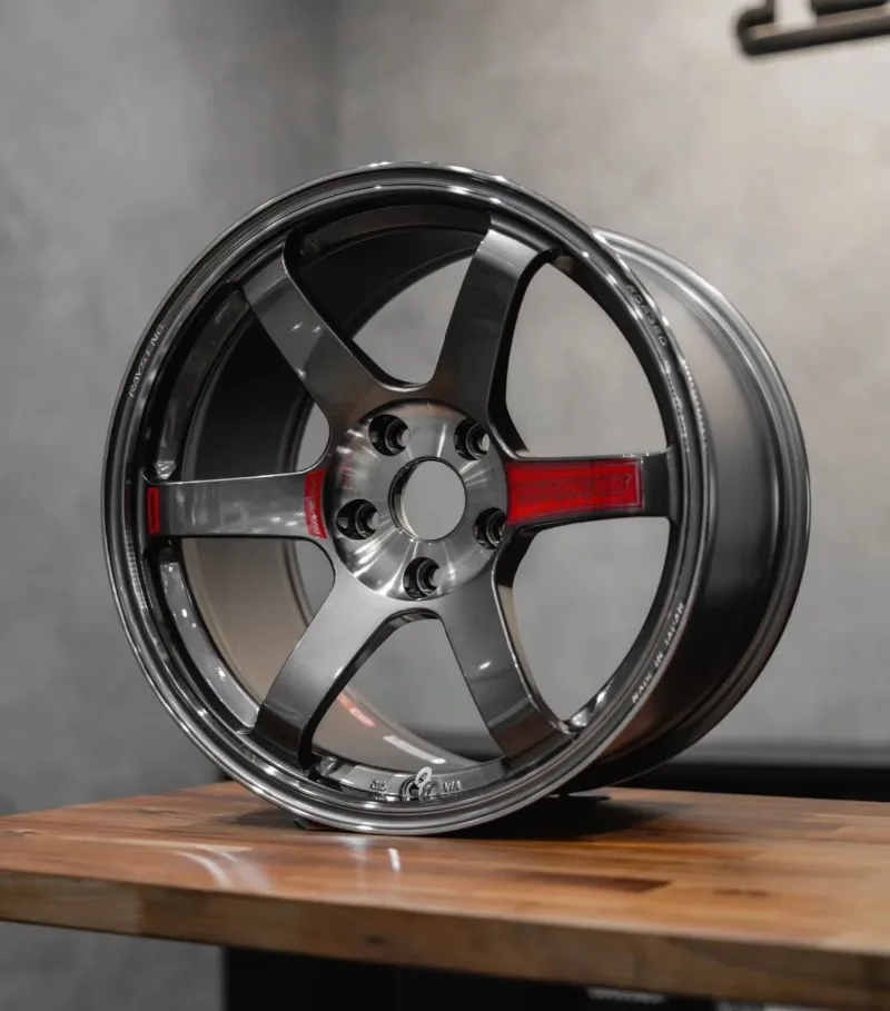 VORGIN Volk Racing Rays Rims Custom Hub Chrome 17 18 19 20 Inch Forged Wheels4x100 5x120 5x114.3 5x112 Te37 For Honda Civic