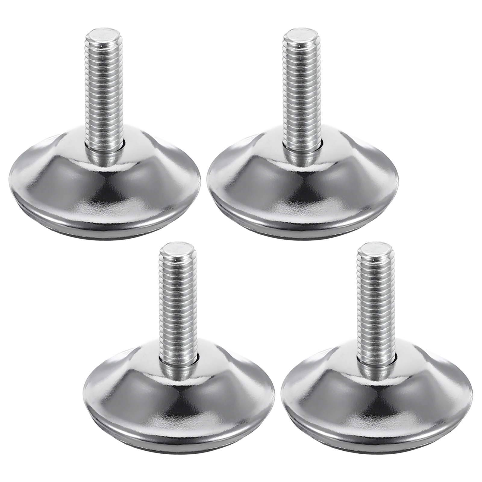

4pcs Dresser Adjustable Feet Adjustable Height Nonslip Levelers Cabinet Support Risers Durable Metal Telescopic Feet