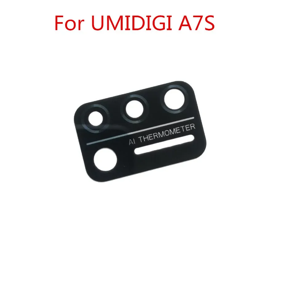 For UMIDIGI A7S Cell Phone Original AI Thermometer Rear Back Camera Lens Glass Spare Part Screen Protective