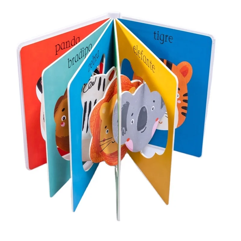 custom Christmas Publishing custom Printing Hardcover Children Kids Board Books Pop Up Book Baby English 3d Books Cardboard Prin