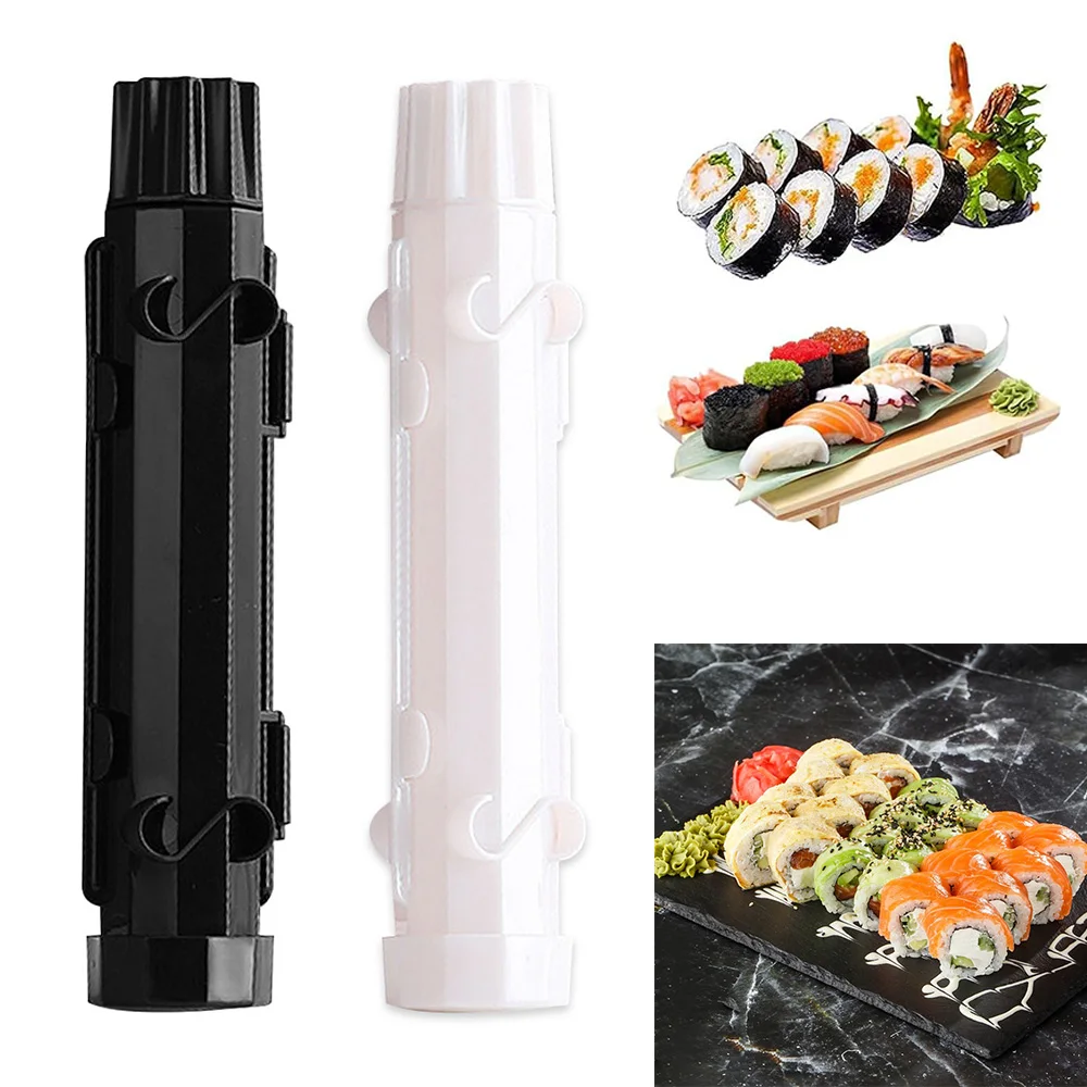 

Striped Sushi Mold Sushi Rocket Launcher Mold Sushi Making Machine Kitchen Supplies Vegetable Meat Roll Sushi Making Tool Set