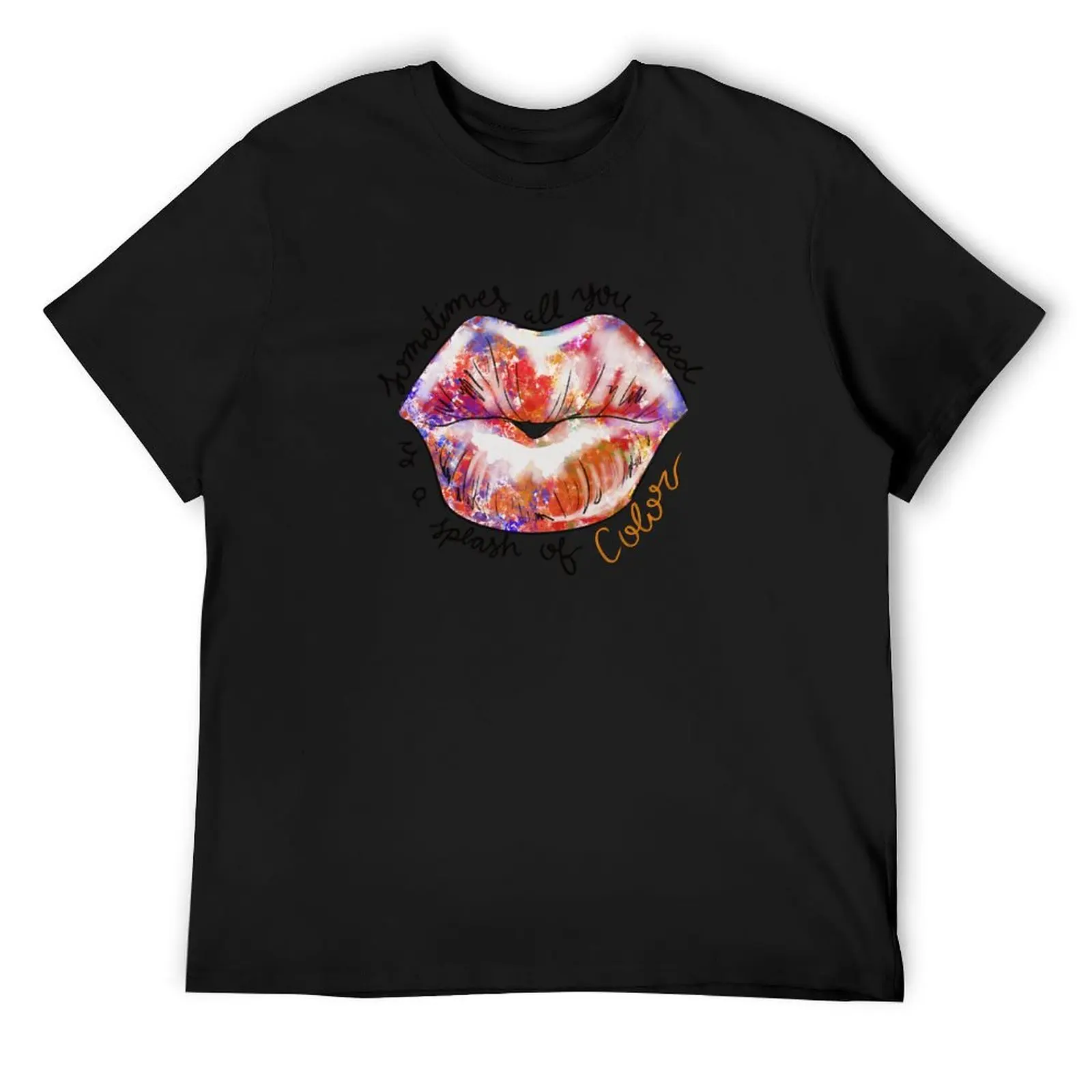 

Splash of Color T-Shirt plus sizes blanks kawaii clothes summer clothes mens shirts graphic tee