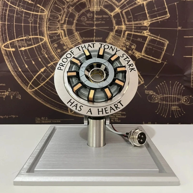 

Avenger Iron Man Mk1 2 Реактор Тони Старк Heart Of Mark Фигурка Светодиодный светильник Модель 1:1 Косплей Игрушки Нагрудная лампа Детский подарок-сюрприз