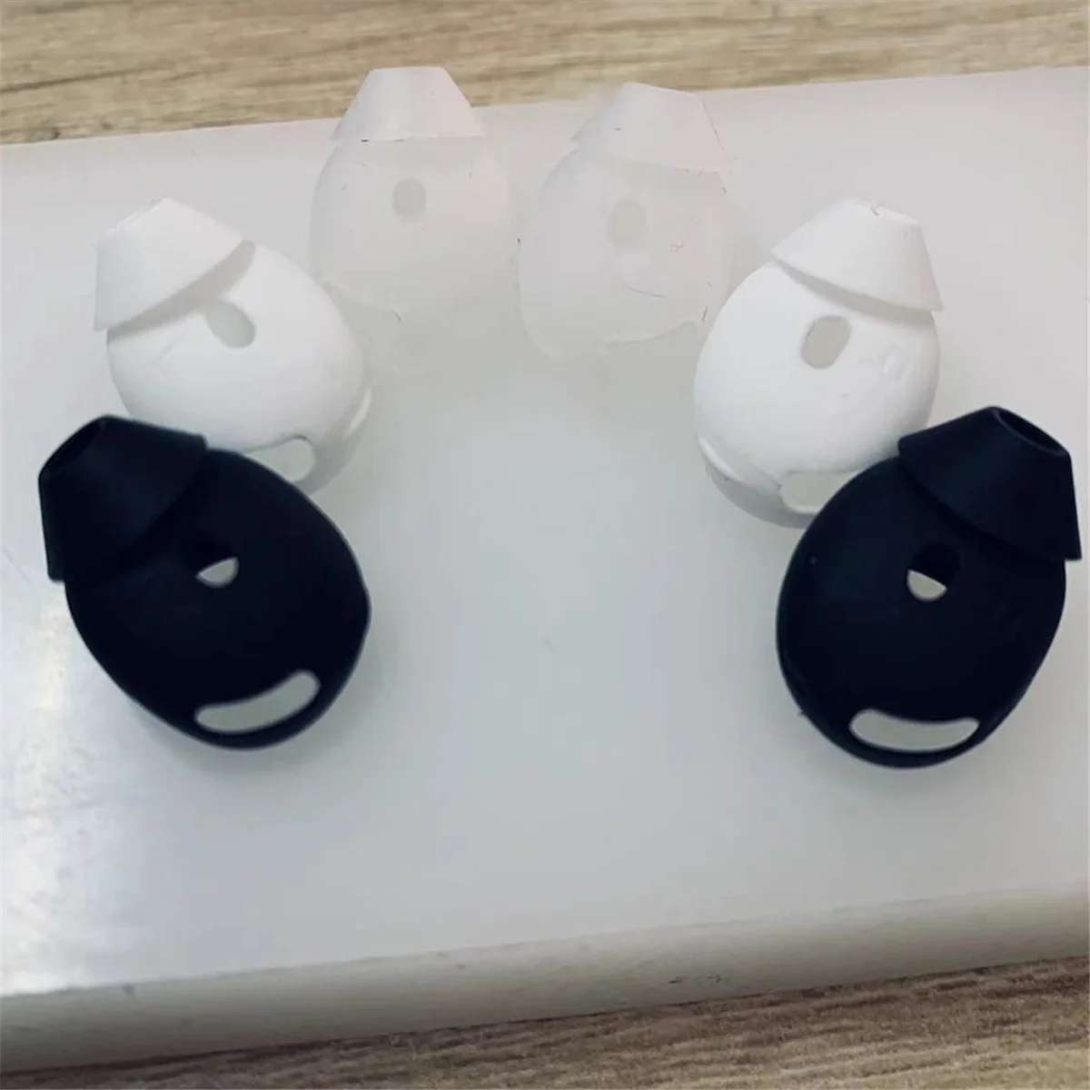 A07I 6 قطعة سماعات الأذن ل 4 نصائح غطاء سدادة الأذن خاص سماعة غطاء مكافحة زلة سيليكون سدادة الأذن غطاء الأذن