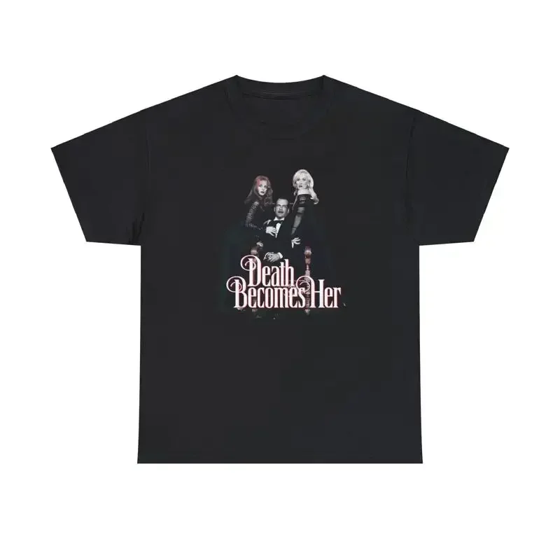 Death Becomes Her Heavy Cotton Tee, Meryl Streep, Goldie Hawn, Bruce Willis