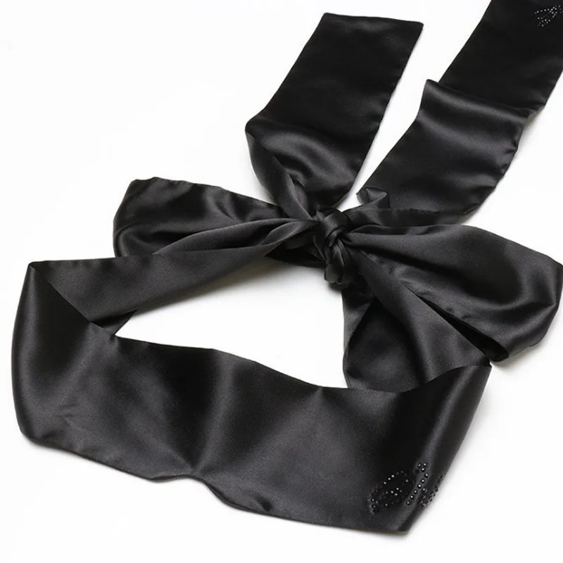 Silk Eye Cover Savour Eye Patches Cute Blindfold Silk Ribbon Satin Silk Sleep Mask Sexy For Women Gift Surprise High Quality