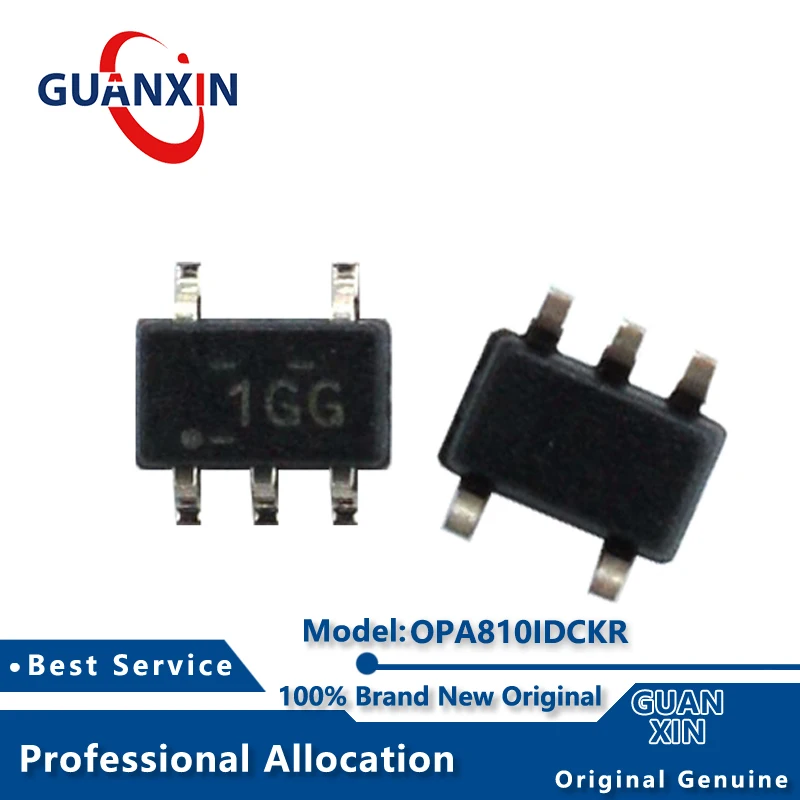 

100% New Electronic OPA810IDCKR OPA810IDCK Marking 1GG SC70-5 OPA810