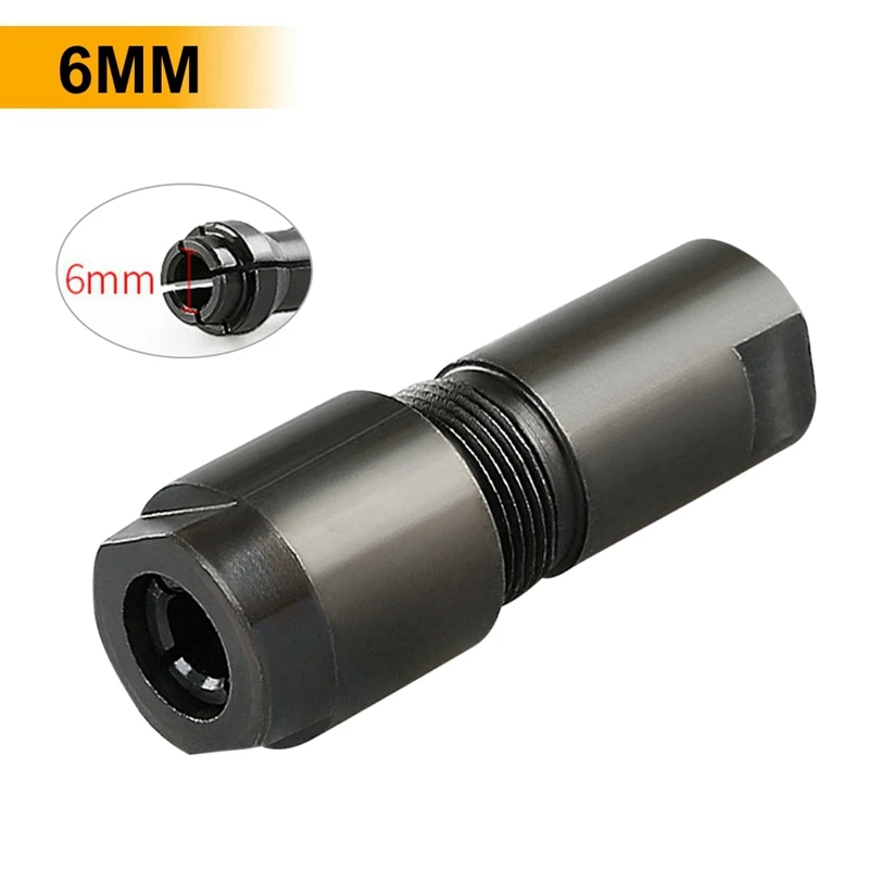 A cabeça de conversão de moagem direta de 6mm é adequada para ferramenta de moagem de rosca m10 de 100 modelo moedor de ângulo adaptador reequipado durável