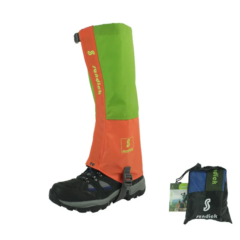 รองเท้าเดินป่าสกีระบายอากาศกันแมลงและกันน้ำกลางแจ้ง ผ้าคลุมหิมะ ผ้าคลุมเท้าแบบขยายกันทรายสำหรับผู้ชายและผู้หญิง