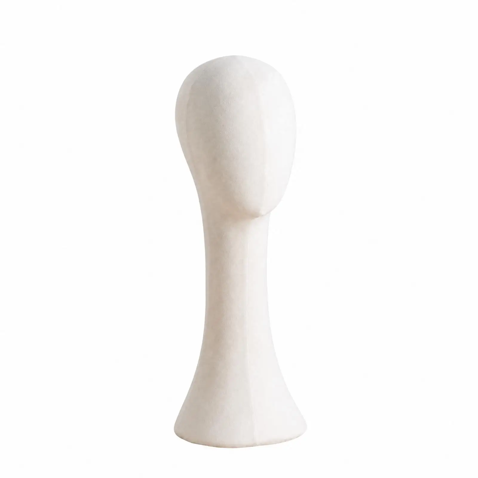 Linen Foam Mannequin Head Display Stand for Hat Wig Hair Accessory Retail Counter Show