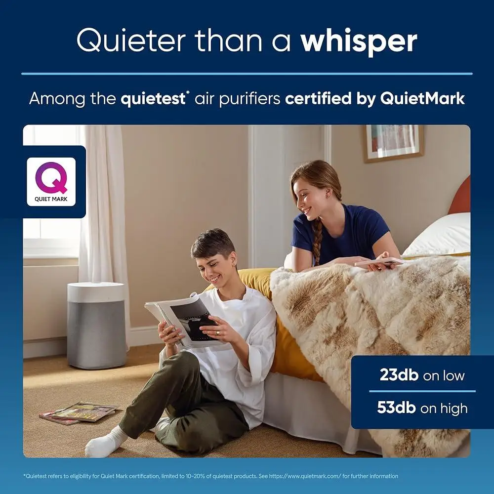 고성능 공기 청정기 대형 객실 청소 3048 Sqft HEPASilent 알레르기 먼지 바이러스 애완 동물 비듬 스마트 제어 조용함