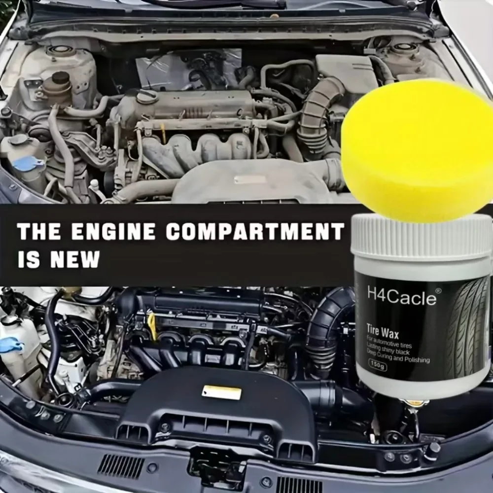 H4Ccacle Tire Wax Durable Protection Gloss Enhancer| Long-Lasting Car Tire Gloss Enhancer Anti-Aging Maintenance Coating
