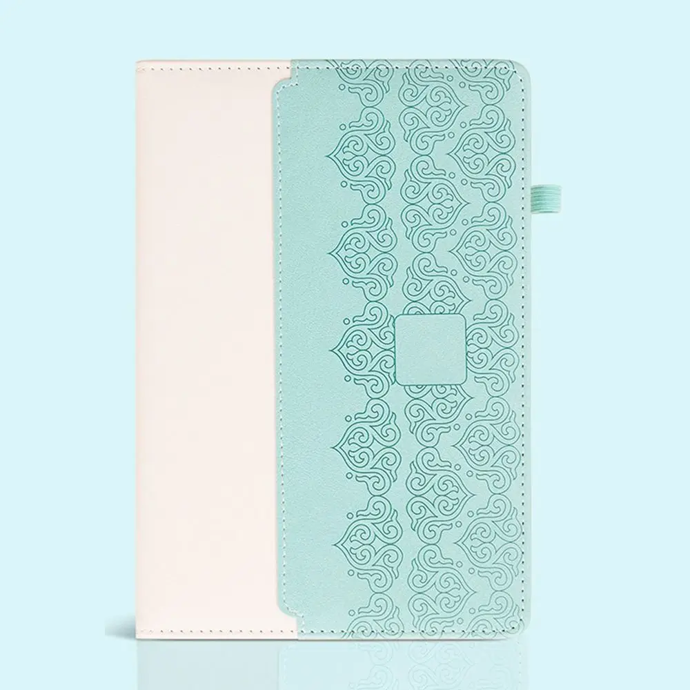 غطاء جلد PU دفتر ملاحظات A5 بخط أفقي سميك دفتر مكتب الأعمال مقاوم للماء دفاتر الملاحظات الطلابية المقاومة للاهتراء #5