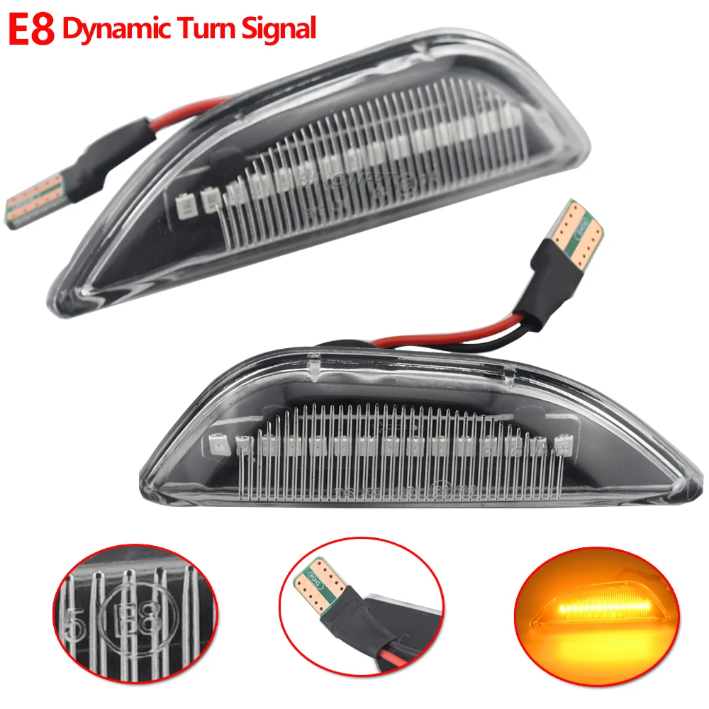 Clignotant latéral dynamique à LED, lampe de marqueur de garde-boue, Opel Mokka X 2012-2016, Chevrolet Trax 2013-2019