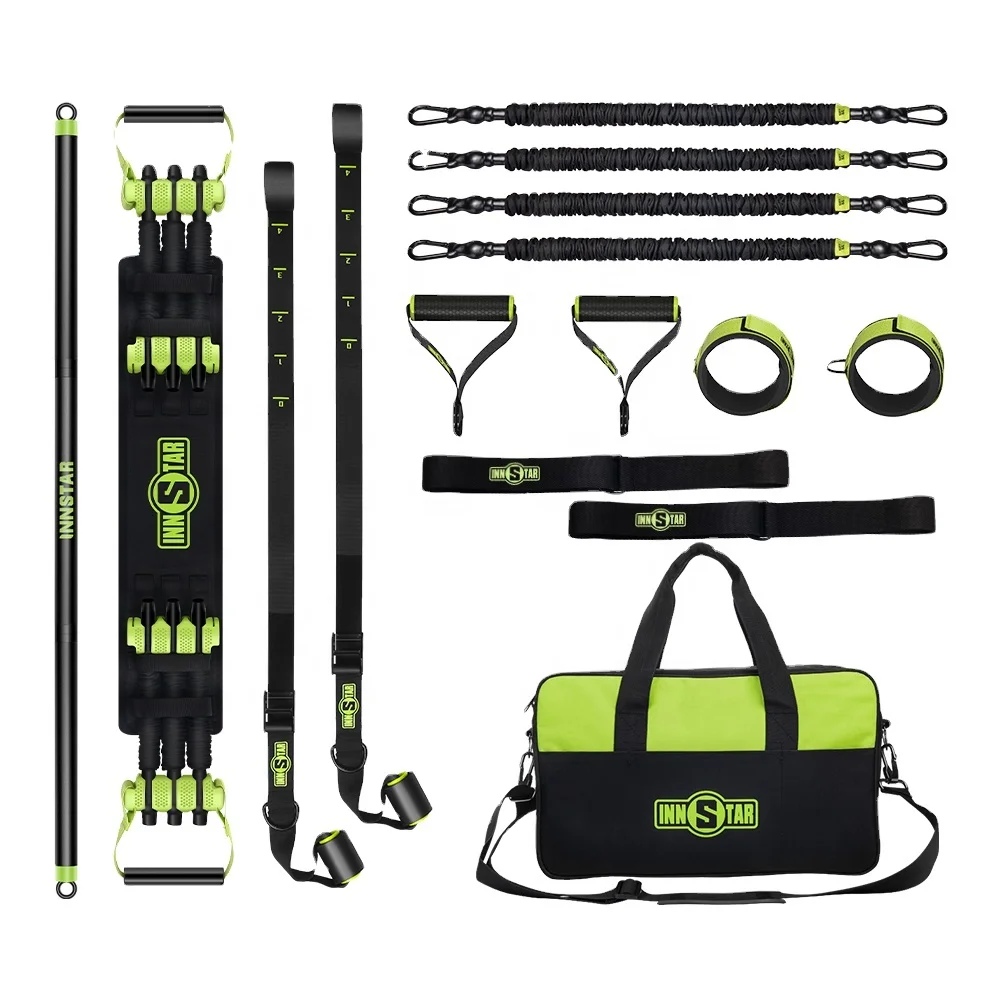 Bestseller Full Body Exercise Family Fitness 15 Piece Resistance Band Set